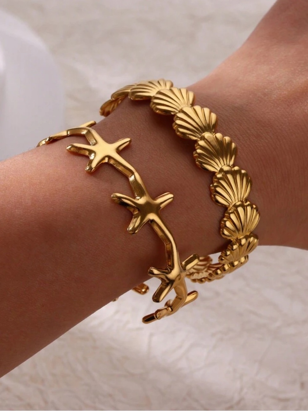 Starfish Cuff Bracelet #2522